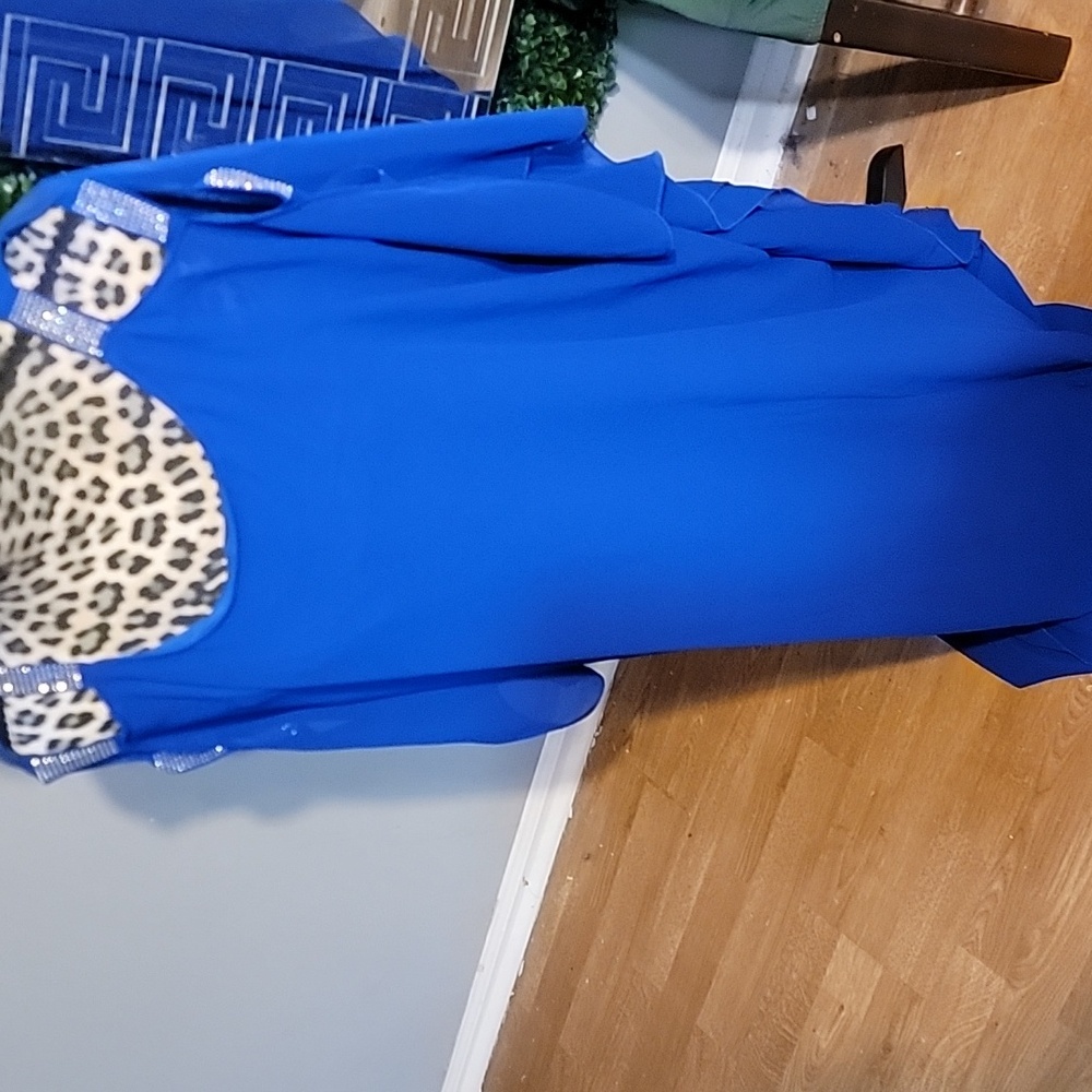 Rhinestone Embellished Royal Caftan 2X